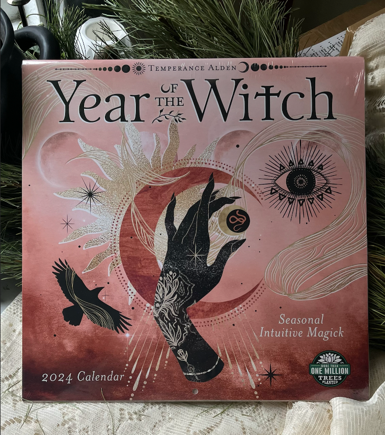 Year of the Witch 2024 Wall Calendar Seasonal Intuitive Magick The
